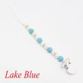 Baby Kids Plastic Beaded Pacifier Holder Clip Nipple Teether Dummy Strap Chain.