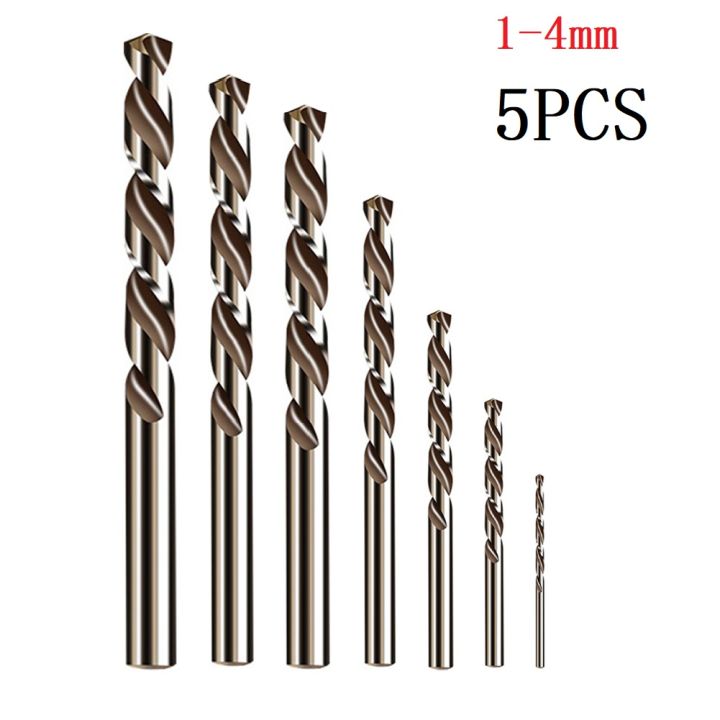 5/10pcs HSS M35 Cobalt Drill Bit 1mm 1.5mm 2mm 2.5mm 3mm For Stainless ...