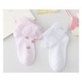 5Pairs Children Cotton Mesh Sock Princess Lace Ruffle Mesh Breathable Socks Summer Thin Girl Quality Socks for Baby Teenage Sock.
