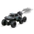 RC 6-Wheel Monster Truck with Mist Sprayer 1:18 Scale Big Size Remote Control Off-Road Jeep Smoke Rock Crawler with Lights and Rechargeable Battery High Speed Terrain Racer RC Car Toy for Kids Boys Birthday Gift. 