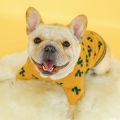 1PC Turmeric Cactus Sweater Pet Clothes Dog Cat Autumn Thickened Warm Pullover Elastic Knitted Sweater. 