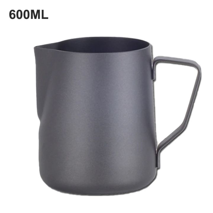 350ml/600ml%20Black%20Non-stick%20Coating%20Coffee%20Mug%20Cup%20Jug%20Stainless%20Steel%20Espresso%20Milk%20Cup%20Mug%20Craft%20Latte%20Cream%20Froth%20Jug%20Maker%20-%20Image%207