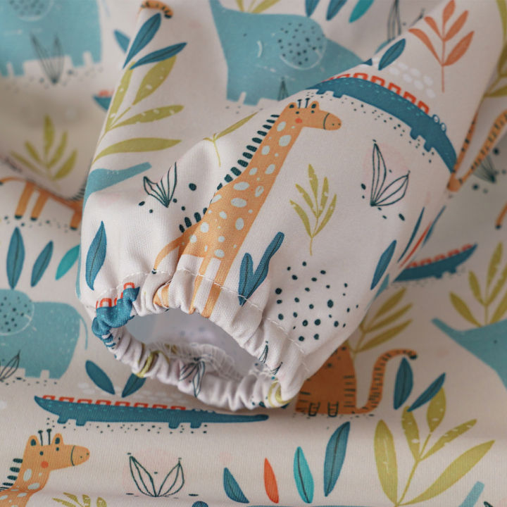 Elinfant%20Waterproof%20Baby%20Feeding%20Bibs,%20Cute%20Design%20Long%20Sleeve%20Mess-proof%20Apron%20Bibs%20-%20Image%205