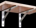 Wall Mounted Shelf Bracket, 2 Pcs 90 Degree L Shaped Brackets Stainless Steel Metal Support Joint Angle Bracket Shelf Heavy Duty Corner Brace Shelf Bracket. 