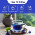 Butterfly pea tea. 