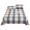 Bed Sheet Cover Solid Twin Size Bed Sheets Beds Fabric Single Double Sheet Home Sheets for Bed Flat Bed Sheet - 120x210cm.