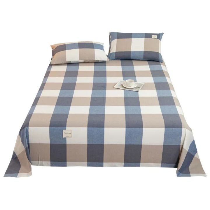 Bed Sheet Cover Solid Twin Size Bed Sheets Beds Fabric Single Double Sheet Home Sheets for Bed Flat Bed Sheet - 120x210cm