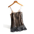 Lace Spaghetti Strap Top Women Halter V Neck Basic Cami Sleeveless Satin Silk Tank Tops Summer Camisole Plus Size.