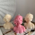 ( Pack of 2) 3D Blindfolded Girl Scented candles for Birthday party , bridal shower , Baby shower. 