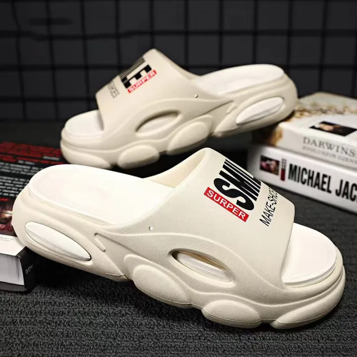Men%20Thick%20Sole%20Summer%20Beach%20Slides%20Bathroom%20Anti%20Slip%20Slipper%20Soft%20Sandals%20Simplicity%20Ultra%20Light%20Letter%20Shoes%20Men%20Slippers%20-%20Image%204