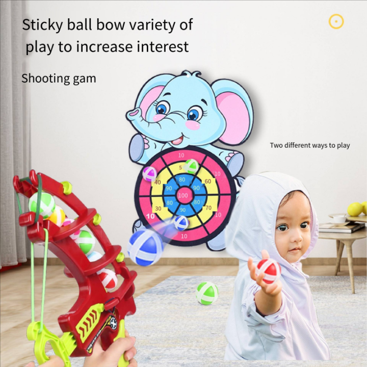 Catapult%20Sticky%20Ball%20Bow%20&%20Arrow%20Target,%20Parent-Child%20Interactive%20Throwing%20&%20Shooting%20Dart%20Board%20Game%20Toy%20-%20Image%202