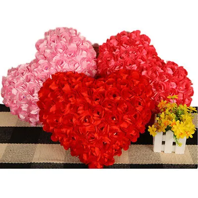 Elegant%20Rose%20Heart-Shaped%20Pillows%20for%20bathroom%20Decor%20-%20Soft%20Chenille%20Fabric,%20Unisex,%20New%20for%20gift%20-%20Image%203