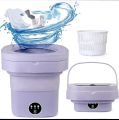 Electric Portable Folding Mini Washing Machine For Underwear Socks Baby Clothes Towels. 