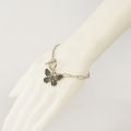 Korean Retro Butterfly Bracelet for Women | OT Buckle Chain Long Hollow Bracelet.