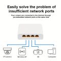 Magecam RJ45 Network Switch Hub 1 In 4 Out Converter 1000Mbps Gigabit Ethernet Switch Hub Wire Divider PC LAN Extend Adapter. 