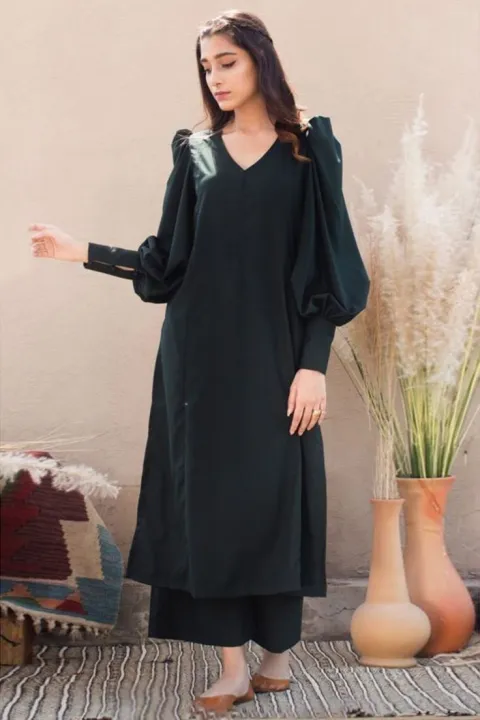 2pcs%20cotton%20lawn%20black%20Long%20shirt%20with%20plazo%20for%20girls%20(customized)%20-%20Image%202