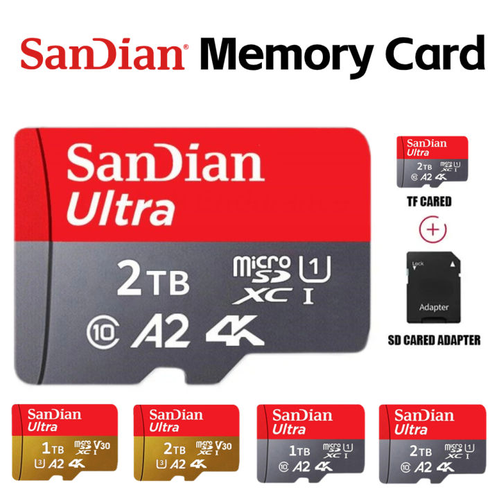 SAN DIAN NEW Class10 High Speed 1TB Micro Sd TF Card 2TB SD Cards High