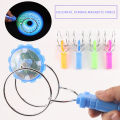 YoYo Led Light Flashing Spinning Fidget Gyro Wheel with Flashing Toy for Kids (Multicolor) (1). 