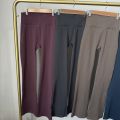High Waisted Compression Without Awkward Lines Micro Flared Yoga Outdoor Wear Seamless Elastic Fitness Pants Lifting Leggings.