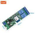 Smart Switch Tuya Smart Life 2 CH RF 12V 24V 7-32V AC DC Wifi Switch Work with Alexa Google Home. 