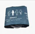 Blood Pressure Nibp Cuffs Upper Arm Cuff for Manual bp machine Double pipe Coat Nibp Cuff Patient Monitor for Dial aneroid Blood pressure machine | Portable Arm manual Blood Pressure Monitor Cuff Dual tube Tonometer Cuff For Sphygmomanometer | Bp cuff. 