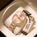 Poedagar 783 new Quartz ladies watch unique design Romantic love gift stainless steel direct import from company waterproof wrist-watche for women.