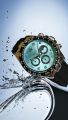 Royal Force Chrono Ocean Rf 08 Series Watches for Men Quartz Waterproof Chronograph Analog Multifunction Moon Phase Silicone Diamond Luminous Wrist Watches. 