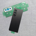 For Samsung Galaxy Z Fold 5 Fold5 SM-F946B Glass Back Battery Cover Rear Door Housing Case Replacement Parts With Camera Lens. 