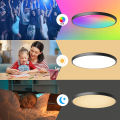 Tuya Smart WiFi BLE LED Ceiling Light AC 220V 24W RGBCW Round Ceiling Lamp Indoor Lighting APP Alexa Geogle Home Voice Control lightify. 