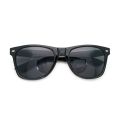 3D Prism Effect Diffraction Glasses Women Sunglasses Rectangle Rainbow Kaleidoscope Festival Style Rave Eyewear Clear/Gray Lens.