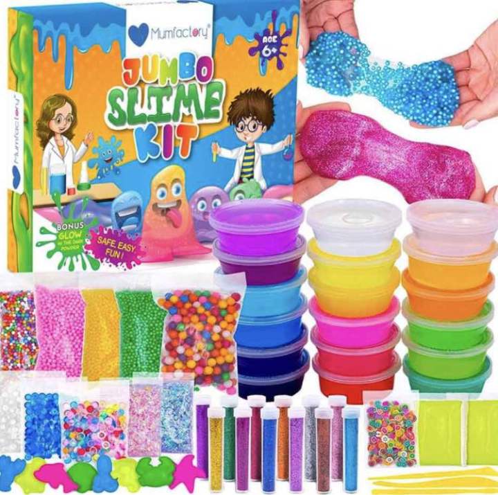 Mumfactory%20Slime%2012%20pcs%20%20/%20Glitter%206%20bottle%20/%20Water%20Balloons%20/%20Orbeez%20balls%20/%201%20Clay%20Mitti%20Pics%20/%2010%20icream%20sticks%20china%20matti%20Jumbo%20Slime%20Kit%20Toys%20in%20Rs%20299%20Box%20Not%20Included%20-%20Image%203