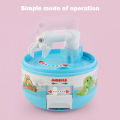 Mini Dinosaur Claw Machine Children's Crane Grab Machines Happy Egg Twist Machine Toys for Children Game Dolls for Girls Gifts. 