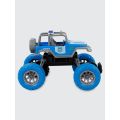 Pull Back Shock Absorber Big Wheel Toy Police Car.