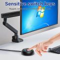 Computer Desktop Switch 1.8M LED Lights PC Motherboard External Start Power On/Off Button Extension Cable Startup Switch Office. 