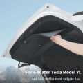 For 6-Seater Tesla Model YL Trunk Tailgate Anti Kick Pad, Model Y L Rear Tailgate Door Protection Pad, Interior Protection Pad,.