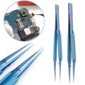 Precision Titanium Alloy Tweezers Professional Repair Fingerprint Fly Line Phone Motherboard Antimagnetic Electronics Forceps. 