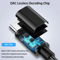 ALC5686 CX31993 HiFi DAC USB Type C To 3.5mm AUX Digital Audio Cable DAC For Android Type C to 3.5 Headphones Adapter Decode Amp. 