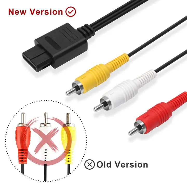 1.8m%20AV%20Cable%20Composite%20Video%20Cord%206%20Feet%20Line%20Compatible%20with%20%2064/N64/GameCube/SNES%20TV%20Game%20Console%20Accessories%20-%20Image%202
