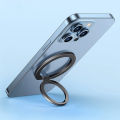 360 Metal Magnetic Mobile Phone Ring Holder Grip Adjustable Stand for Magsafe Support IPhone Foldable Mac Safe Kickstand Bracket.