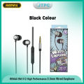Original Remax RM-512 Wired Earphones – Stylish Metal Design, 3.5mm Jack, Superior Sound Quality. 
