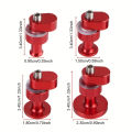 4Pcs Aluminum Alloy Car Body Dent Removal Pulling Reuse Tabs For Car Repair Round Joint Effective Removal Tool. 
