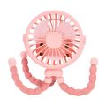 USB Handheld Folding Fan,Outdoor Baby Stroller Handheld Fan, Summer Mute Small Multifunctional Octopus Mini Fan.