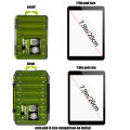 SAMOLLA Double-Sided Compact Tackle Box - Streamline Fishing with Durable, Versatile Organizer for Lures, Hooks, Baits. 