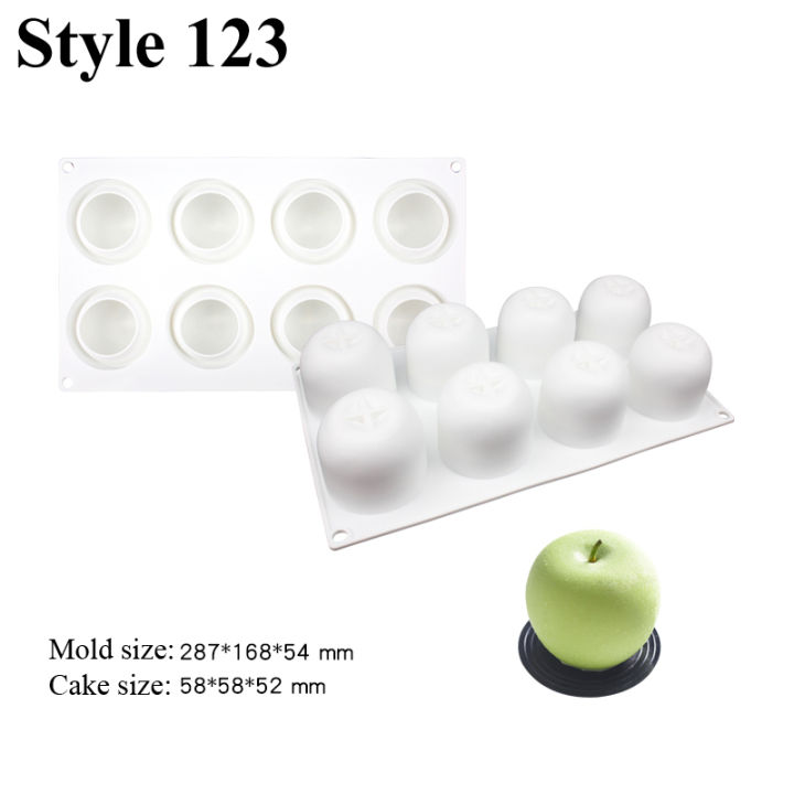 SHENHONG%20Fruits%20Mousse%20Cake%20Molds%20Orange%20%20Pear%20Mango%20Strawberry%20Durian%20Design%20Silicone%20Cake%20Moulds%20Dessert%20Decorating%20Tools%20-%20Image%203