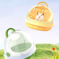 New Hamster Cage Portable Outer Basket Honey Bag Weasel Flower Branch Mouse Golden Wire Bear Panoramic Outer Bag Pet Supplies. 