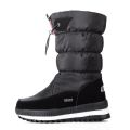 Winter thick women's snow boots Warm Plush Mid-calf Boots Non slip Waterproof  Platform Snow Boot Casual Female White shoes. 