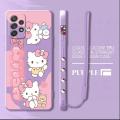 Cinnamoroll Phone Case for Samsung Galaxy A20 A31 A51 A71 A10 A20s A30 A50 A50s A02 A03 A04 A06 A72 4G A73 5G Cover. 