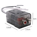 High Level Speaker Signal to Low Level RCA Adapter Car High to Low Subwoofer Converter. 