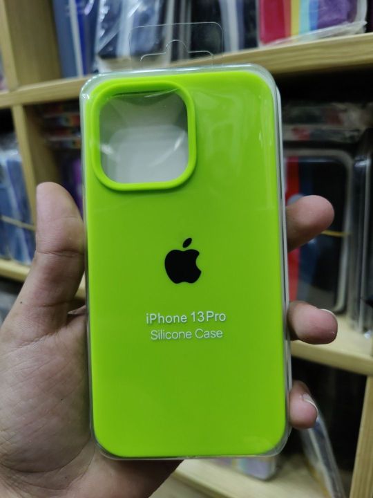 Iphone%2013%20pro%20Official%20Sillicone%20Case%20with%20LOGO%20Premium%20Feel%20Precise%20Cutouts%20Sleek%20Design.%20Shock%20Proof%20100%25%20Best%20Quality.%20-%20Image%203