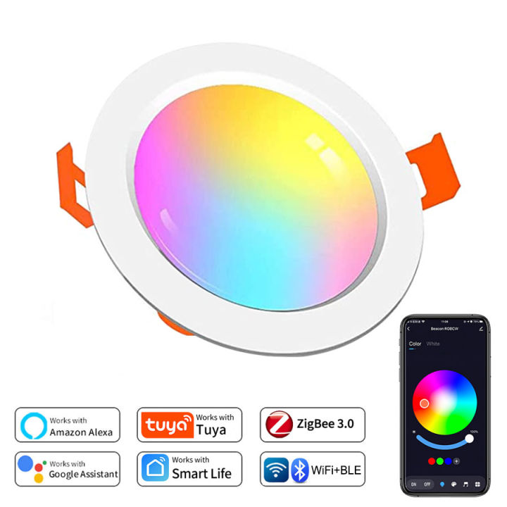 Zigbee%20Tuya%20Smart%20LED%20Downlight%20WiFi%20BLE%205W%207W%2010W%2015W%2085-265V%20Round%20Spotlight%20Smart%20Life%20APP%20Remote%20Control%20Alexa%20%20Home%20-%20Image%202